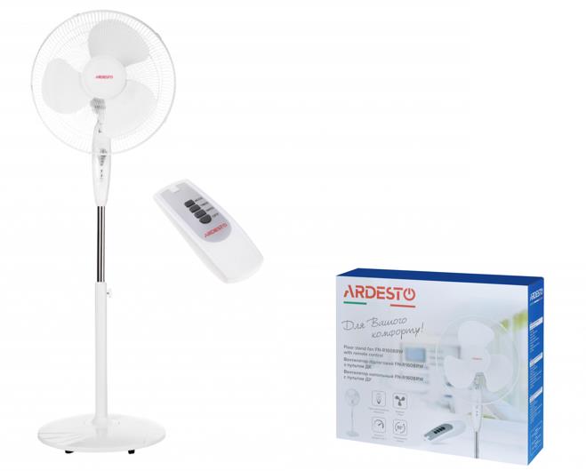  2 - Вентилятор підлоговий Ardesto FN-R1608RW