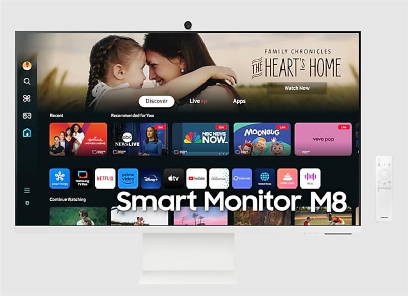  4 - Монiтор TFT SAMSUNG LS32DM801UIXUA VA/4K/HDMI/USB-C/TV+/ Camera