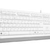 Клавіатура A4Tech FK10 Ukr White
