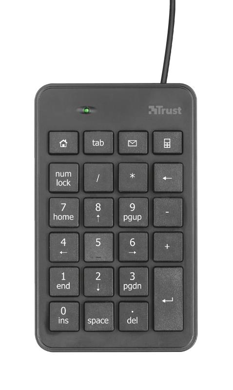  3 - Нампад (цифровий блок) Trust Xalas USB Numeric Keypad (22221)
