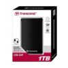 Накопичувач зовнішній 2.5″ USB 1.0TB Transcend StoreJet (TS1TSJ25A3K)