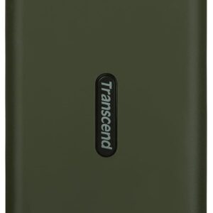  5 - Зовнішній жорсткий диск 2.5" USB 2.0TB Transcend StoreJet 25M3 Military Green Slim (TS2TSJ25M3G)