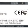 Накопичувач SSD  128GB Patriot P300 M.2 2280 PCIe 3.0 x4 NVMe TLC (P300P128GM28)