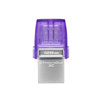  4 - Флеш-накопикувач USB3.2 128GB Type-C Kingston DataTraveler microDuo 3C (DTDUO3CG3/128GB)