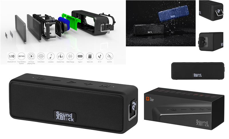  1 - Портативні колонки 2E SoundXBlock Black (2E-BSSXBWBK) 2E-BSSXBWBK