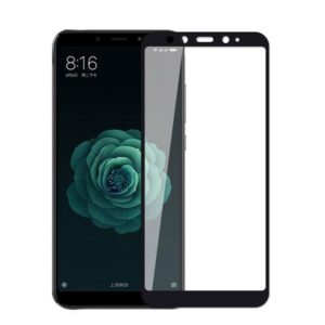  6 - Захисне скло Full screen PowerPlant для Xiaomi Mi A2, Black