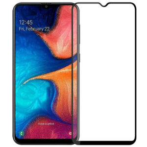 8 - Захисне скло Full screen PowerPlant для Samsung Galaxy A20S, Black