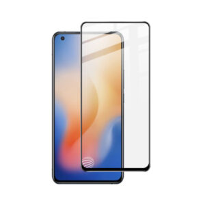  5 - Захисне скло Full screen PowerPlant для Vivo X50, Black