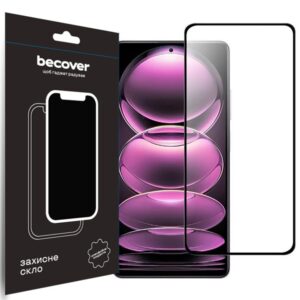  1 - Захисне скло BeCover для Xiaomi Redmi Note 12 Pro/12 Pro 5G/12 Pro Plus Black (708784)