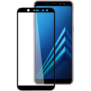  5 - Захисне скло Full screen PowerPlant для Samsung Galaxy A6, Black