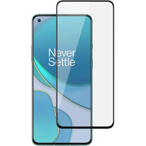  1 - Захисне скло Full screen PowerPlant для OnePlus 8T, Black