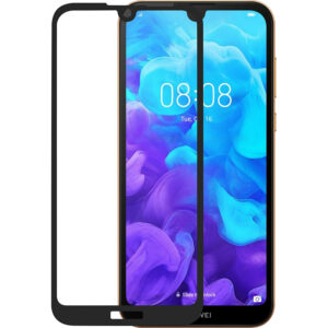 7 - Захисне скло Full screen PowerPlant для Huawei Y5 (2019), Black
