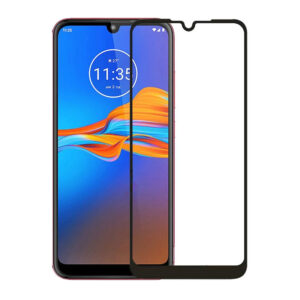  2 - Захисне скло Full screen PowerPlant для Motorola Moto E7 Plus, Black