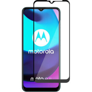  8 - Захисне скло Full screen PowerPlant для Motorola Moto E20