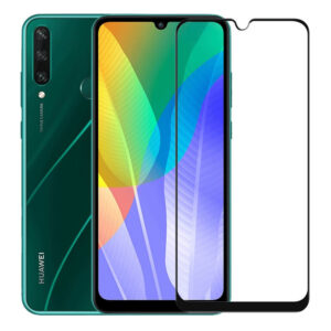  8 - Захисне скло Full screen PowerPlant для Huawei Y6p, Black
