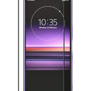  6 - Захисне скло Full screen PowerPlant для Sony Xperia 1 (Xperia XZ4), Black