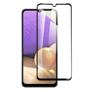  4 - Захисне скло Full screen PowerPlant для Samsung Galaxy A32 4G, Black