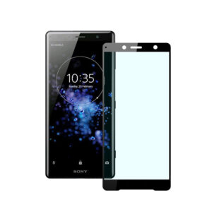  8 - Захисне скло Full screen PowerPlant для Sony Xperia XZ2 Compact, Black