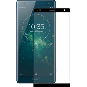  8 - Захисне скло Full screen PowerPlant для Sony Xperia XZ2, Black
