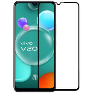  3 - Захисне скло Full screen PowerPlant для Vivo V20, Black