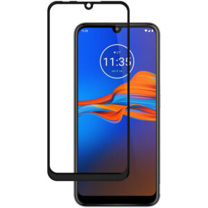  8 - Захисне скло Full screen PowerPlant для Motorola Moto E6 Plus, Black