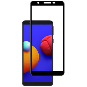  2 - Захисне скло Full screen PowerPlant для Samsung Galaxy A01 Core