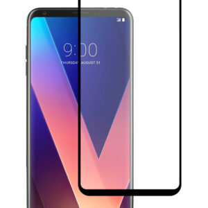  8 - Захисне скло Full screen PowerPlant для LG V30+ Black