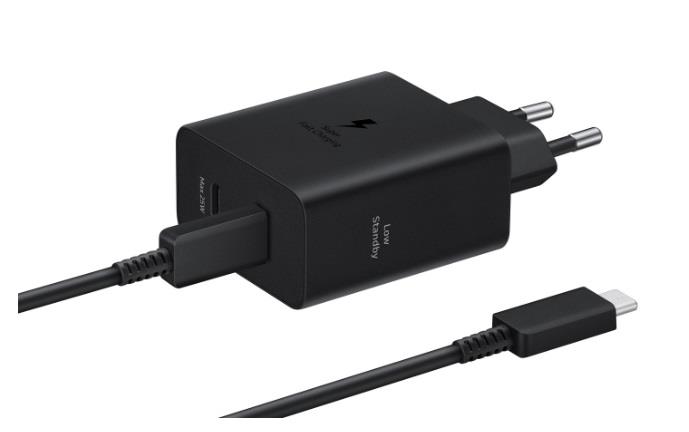  6 - Мережевий зарядний пристрій Samsung EP-T5020X 50W Black Type-C to Type-C cable (EP-T5020XBE)