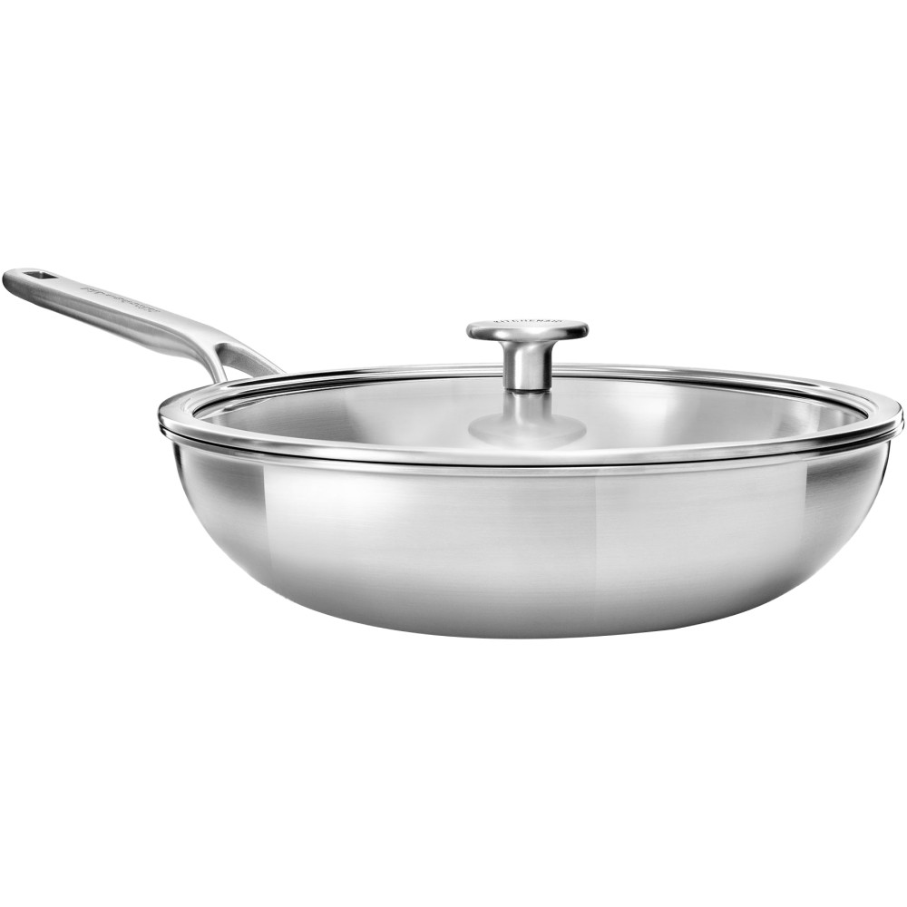  7 - Вок з кришкою KitchenAid MSS, 28 см, 3,5 л (CC003254-001)