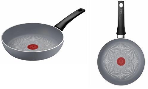  3 - Сковорода Tefal Halo, 24см, алюміній, бакеліт, сірий C3120453
