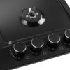 Варильна поверхня газова Pyramida PFE 643 Black Luxe