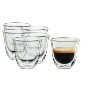  4 - Набір склянок Delonghi Espresso 60 мл 6 шт. (DLSC300)