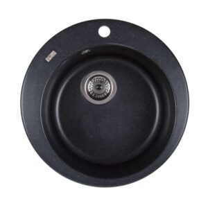  7 - Кухонна мийка Ventolux FABIA (SPACE BLACK) 500x200