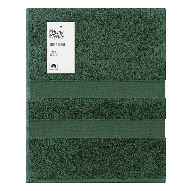  4 - Рушник махровий Ardesto Splendid 50х90см, 100% бавовна, зелений ART2350GE