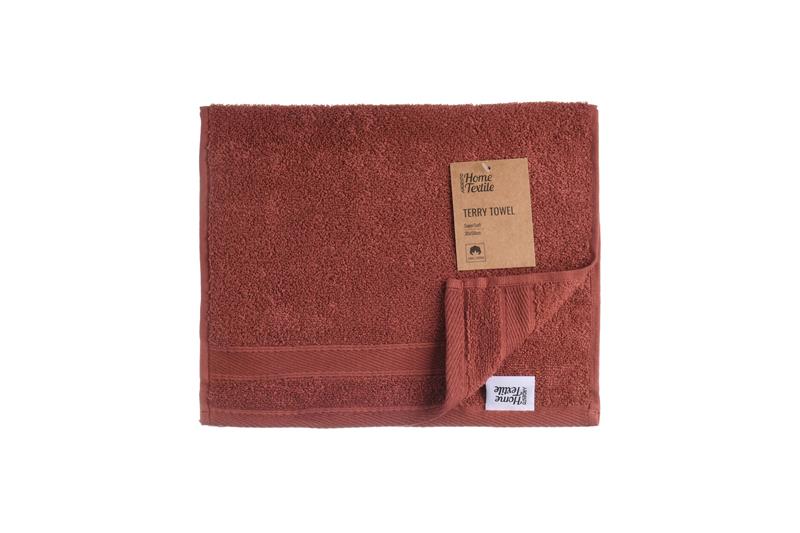 8 - Рушник махровий Ardesto SuperSoft, 30х50см, 100% бавовна, червонувато-брунатний ART2230RT
