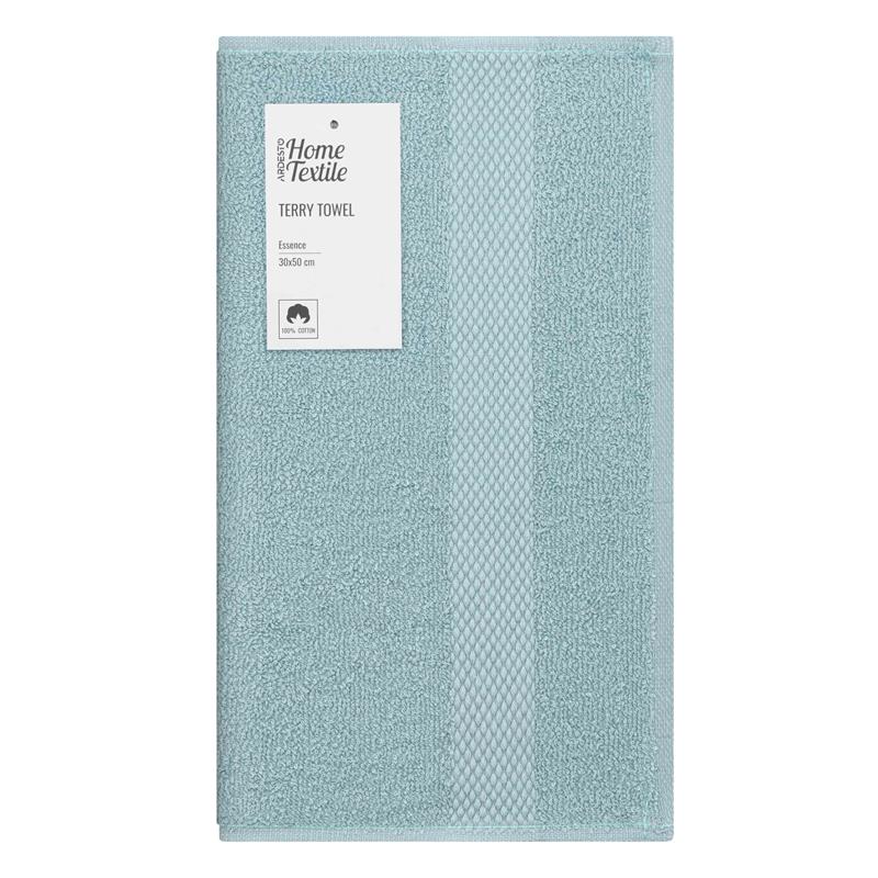  2 - Рушник махровий Ardesto Essence 30х50см, 100% бавовна, аква ART2230AQ