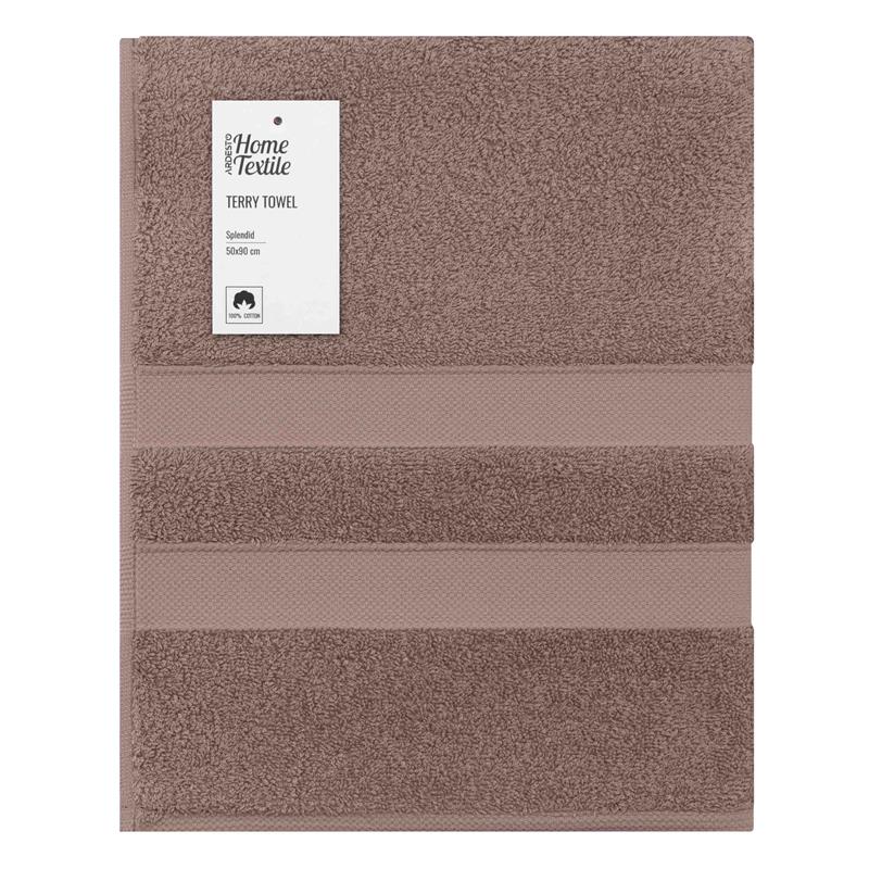  4 - Рушник махровий Ardesto Splendid 50х90см, 100% бавовна, бежевий ART2350BE