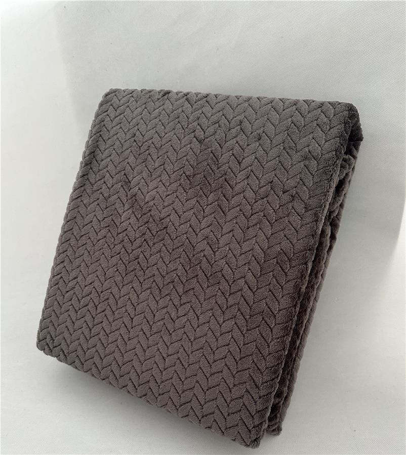 8 - Плед Ardesto Jacquard Braid 160х200см, 100% поліестер, сірий ART0203JB