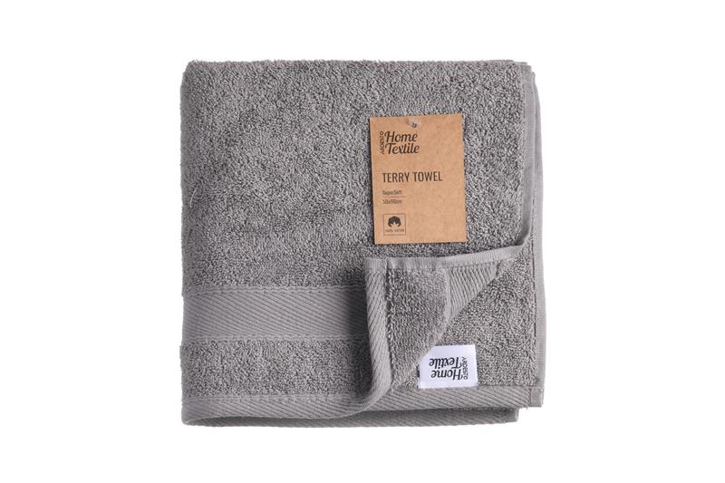  2 - Рушник махровий Ardesto SuperSoft, 30х50см, 100% бавовна, сірий ART2230SL