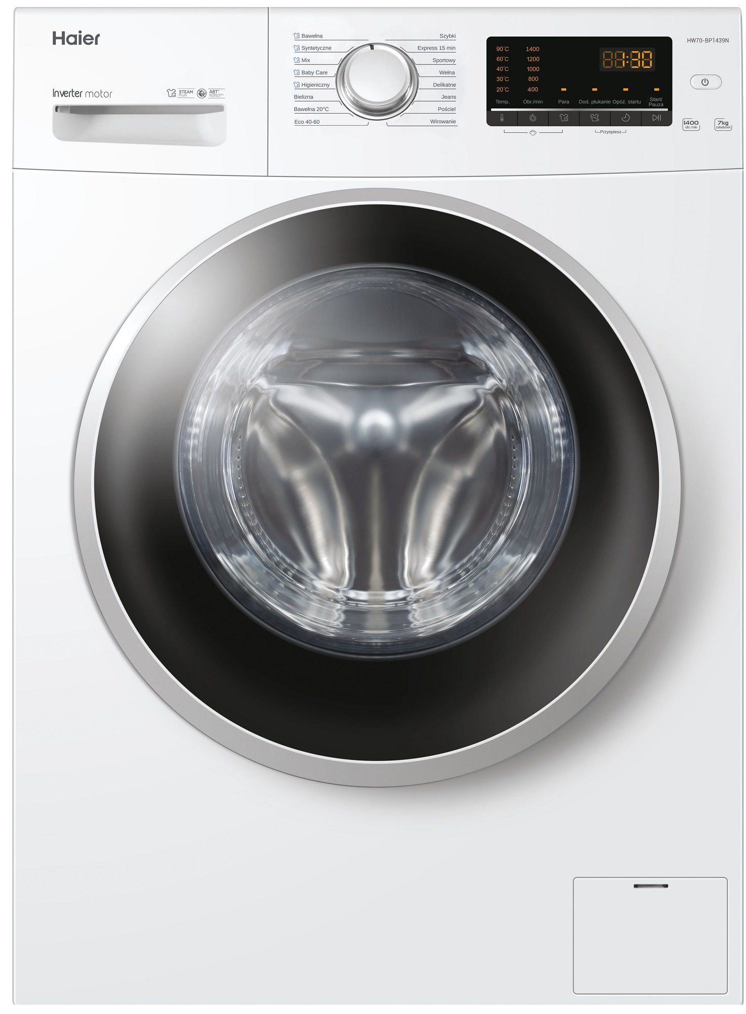  6 - Пральна машина з фронтальним завантаженням Haier HW70-BP1439N-PL