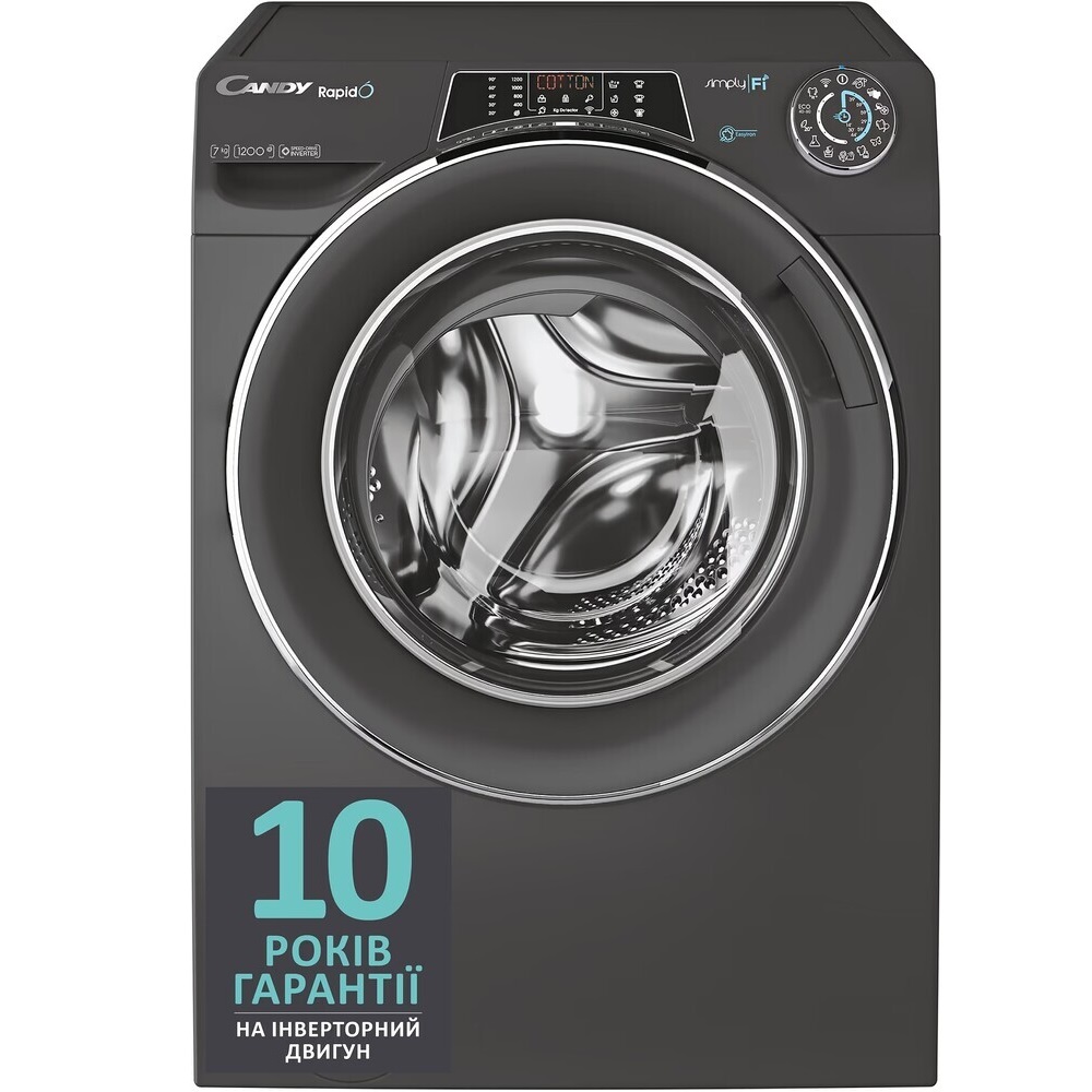  3 - Пральна машина автоматична Candy RO41276DWMCRT-S