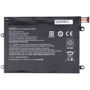  1 - Акумулятор PowerPlant для ноутбуків HP X2 210 G2 (SW02XL) 7.4V 4000mAh