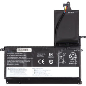  2 - Акумулятор PowerPlant для ноутбуків LENOVO ThinkPad S5 S530 (45N1166) 14.8V 3600mAh