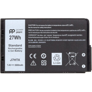  5 - Акумулятор PowerPlant для ноутбуків DELL Latitude 12 7202 (J7HTX) 7.4V 3600mAh