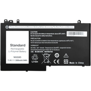  5 - Акумулятор PowerPlant для ноутбуків DELL Latitude 12 Series (NGGX5) 11.4V 3000mAh