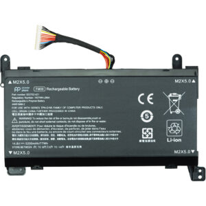  8 - Акумулятор PowerPlant для ноутбуків HP Omen 17 (FM08) 14.8V 5200mAh