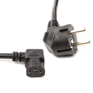  5 - Кабель живлення PowerPlant Cu 3x1.5мм2, 2м, кутовий CC360369