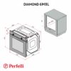 Духова шафа електрична Perfelli DIAMOND 6M8L INOX