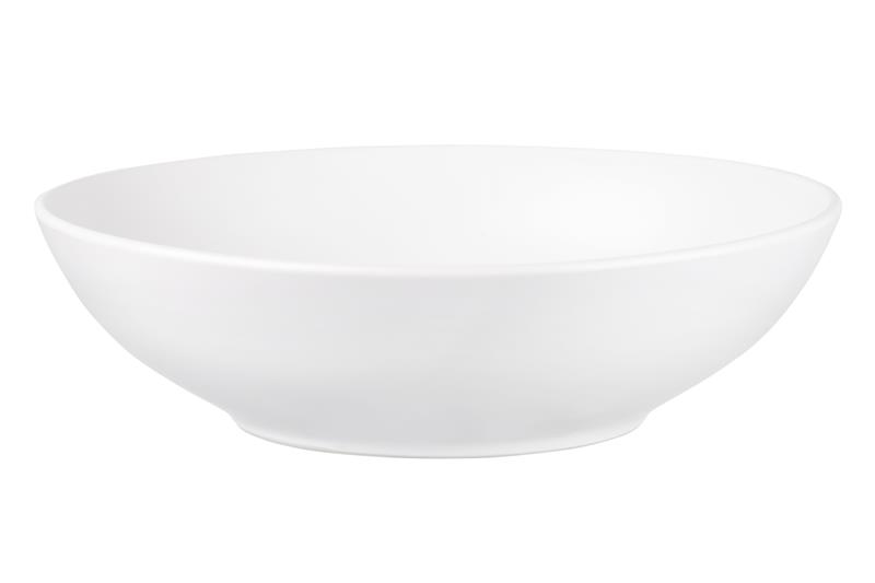  9 - Тарілка супова Ardesto Lucca White, 20см, кераміка, білий AR2920WM