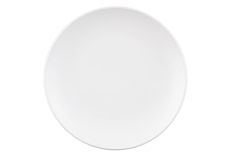  7 - Тарілка обідня Ardesto Lucca White, 26см, кераміка, білий AR2926WM